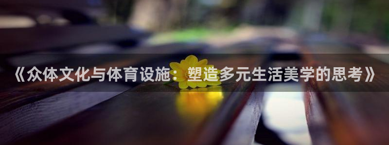 凯捷体育招商电话：《众体文化与体育设施：塑造多元生活