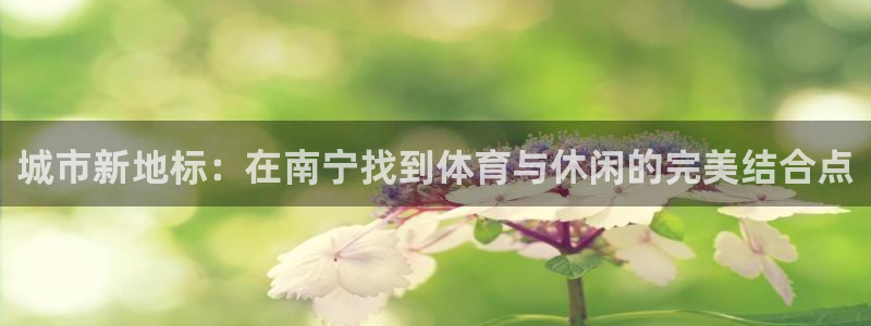 凯捷体育娱乐是那个系列的台子：城市新地标：在南宁找到