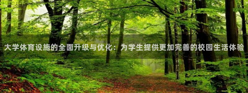 凯捷体育平台是正规平台吗安全吗：大学体育设施的全面升