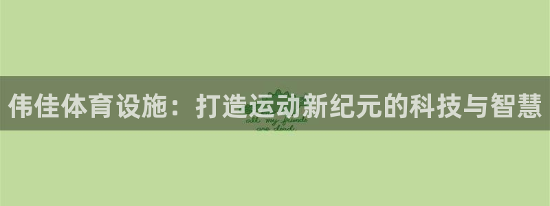 凯捷体育集团官网首页网址：伟佳体育设施：打造运动新纪